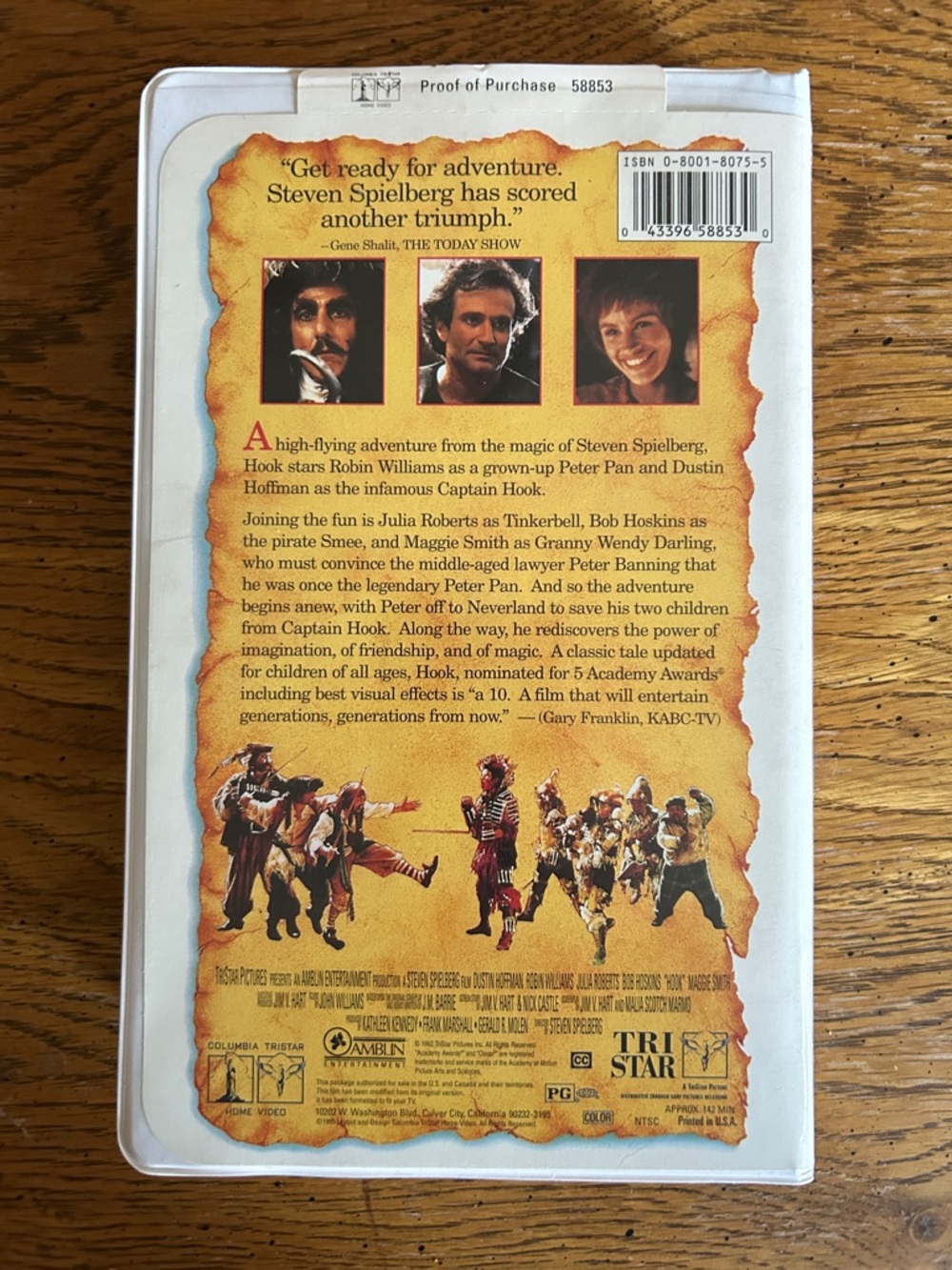 Hook VHS Movie - Picture 4 of 4